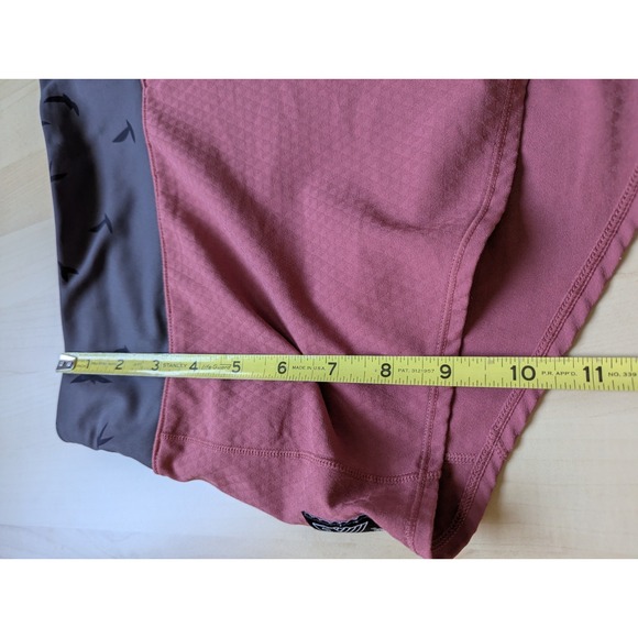 Oiselle Max Roga Jogger running Shorts Sz 4 Pink Red Short Gym Lined - Picture 13 of 13